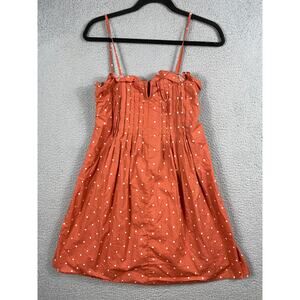 Madewell Womens Size 2 Pintuck Cami Dress Polka Dot